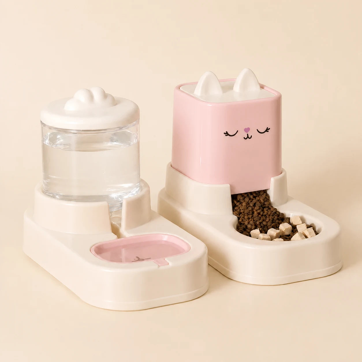 Modular Feed & Water Station in pink
