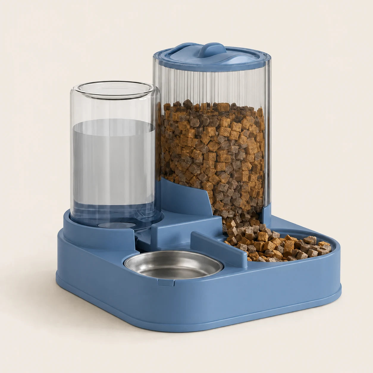 Dual-Reservoir Auto Feeder in blue