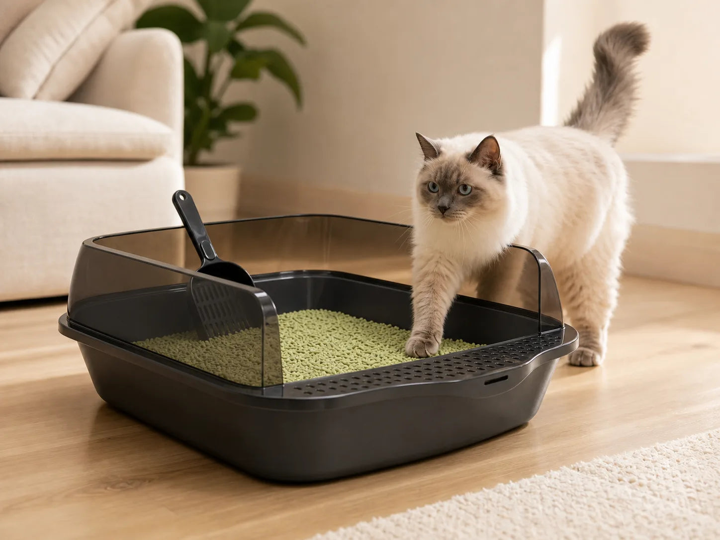 XL Open-Top Litter Tray detail view 3