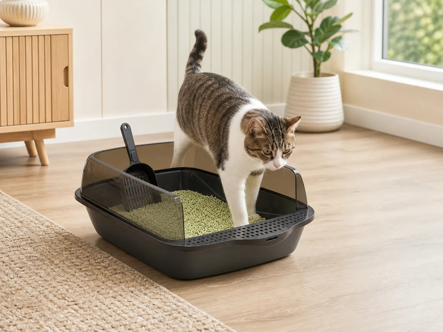XL Open-Top Litter Tray detail view 4