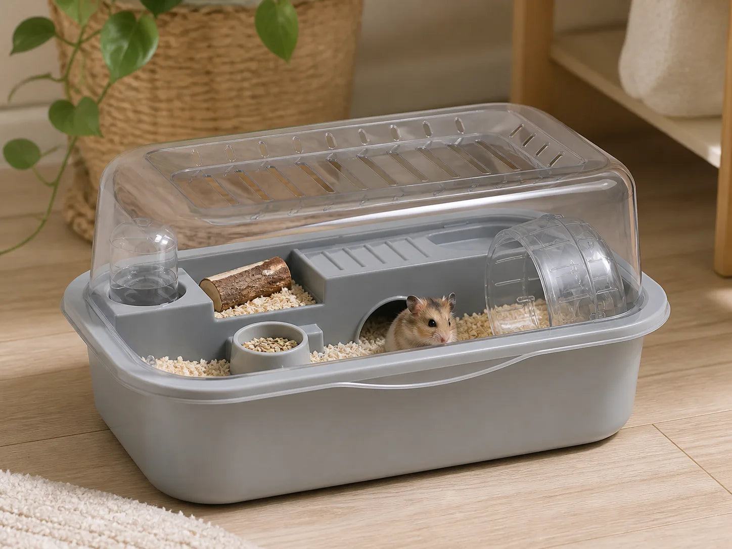 Panoramic Indoor Hamster Habitat detail view 3